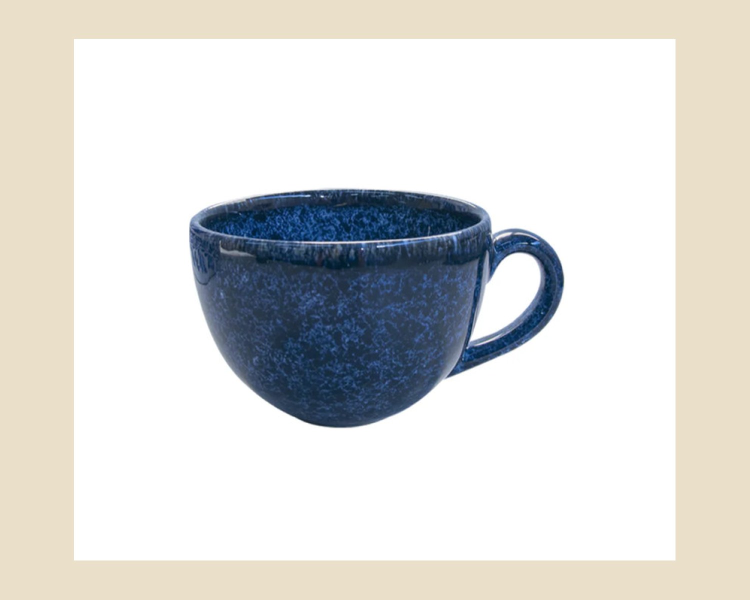 Taza Latte de 473 cc Índigo | Cabo — Platos artesanal de Tonalá, Jalisco