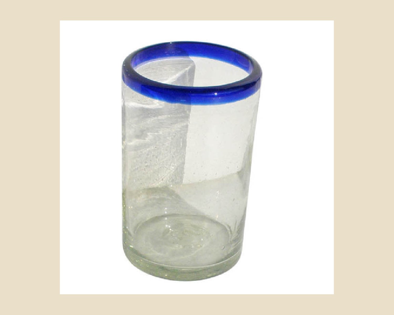 VASO DE VIDRIO — Accesorios artesanal de Tonalá, Jalisco