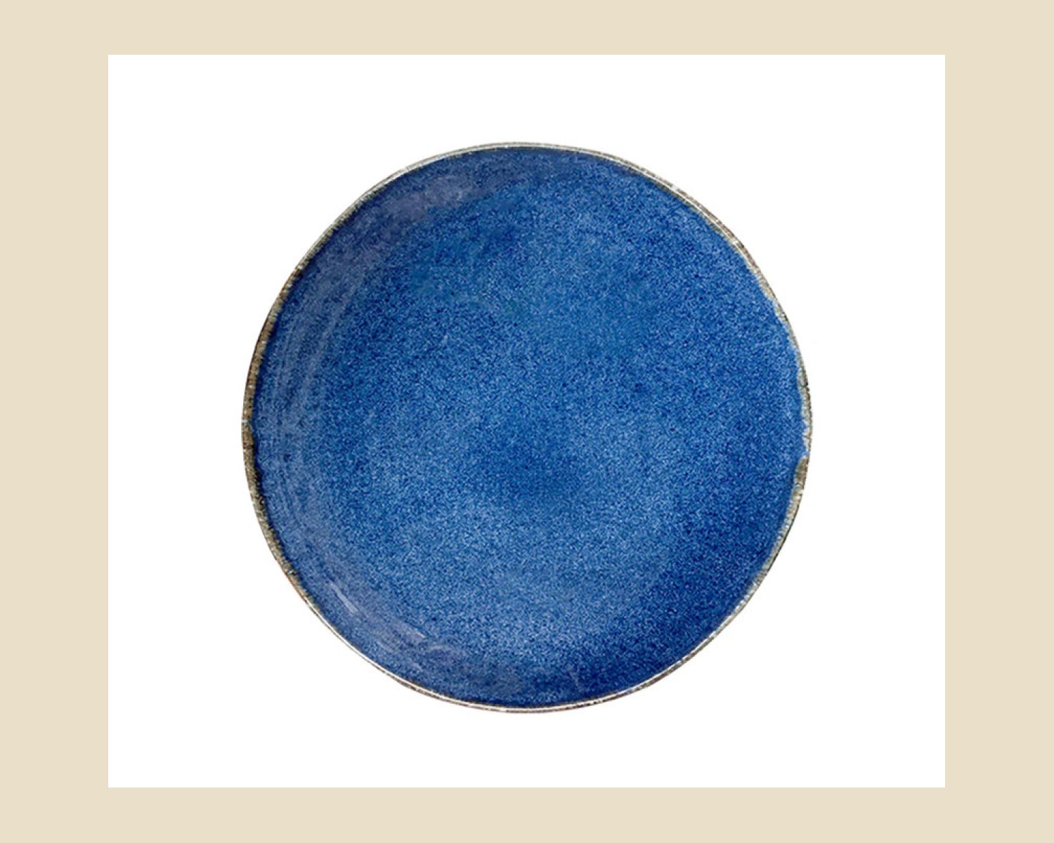 Plato Trinche de 19 cm Índigo | Cabo — Platos artesanal de Tonalá, Jalisco