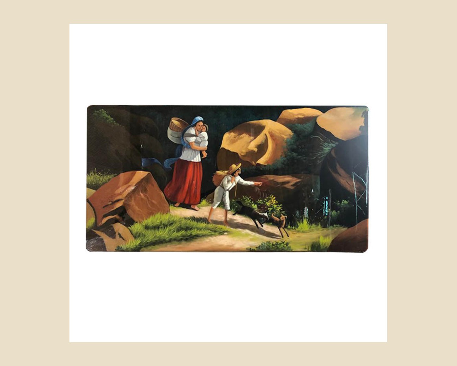 MESA PINTADA EL CAMPO — Mesas artesanal de Tonalá, Jalisco