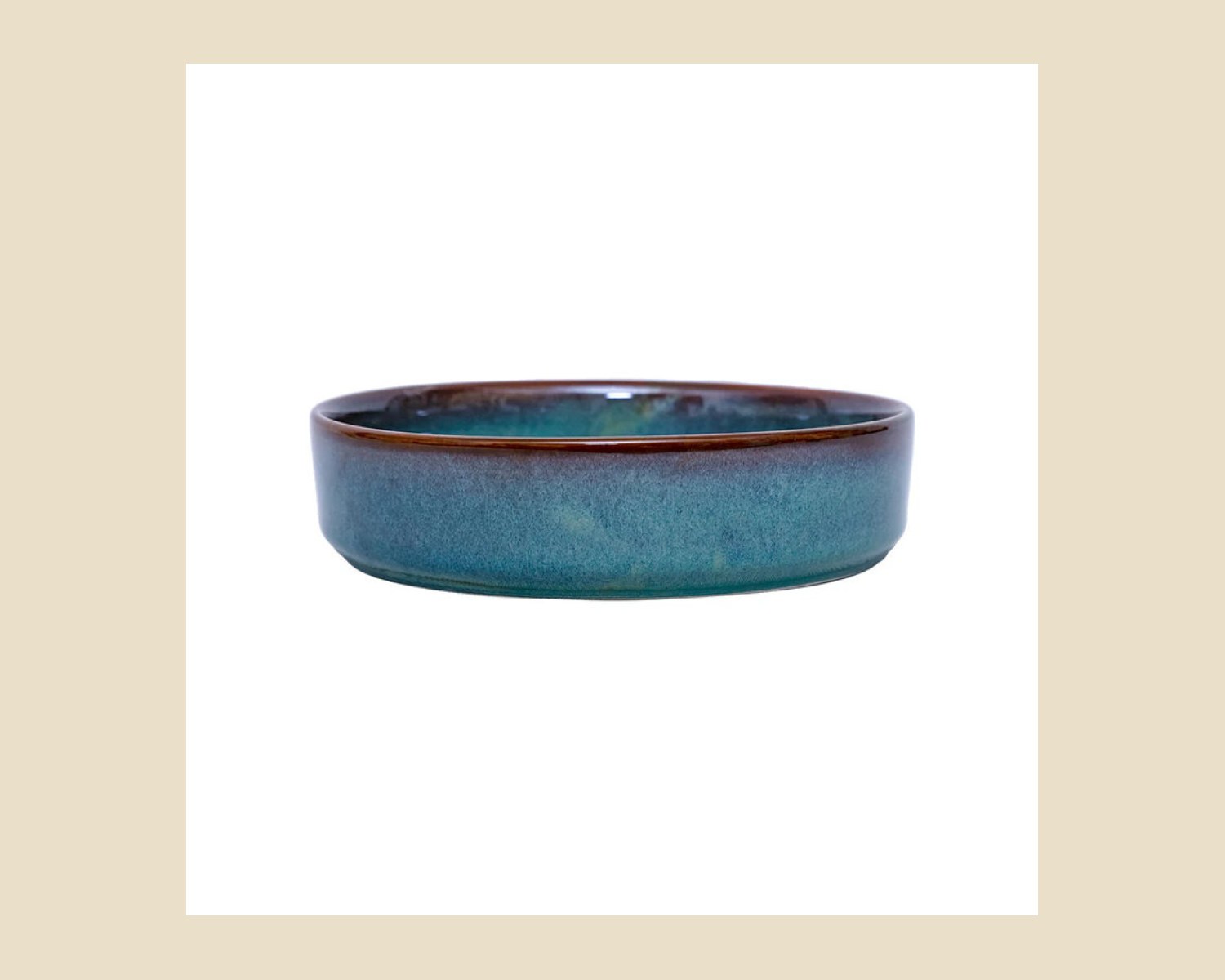 Tazón Recto 11 cm | Plana Caribe — Platos artesanal de Tonalá, Jalisco