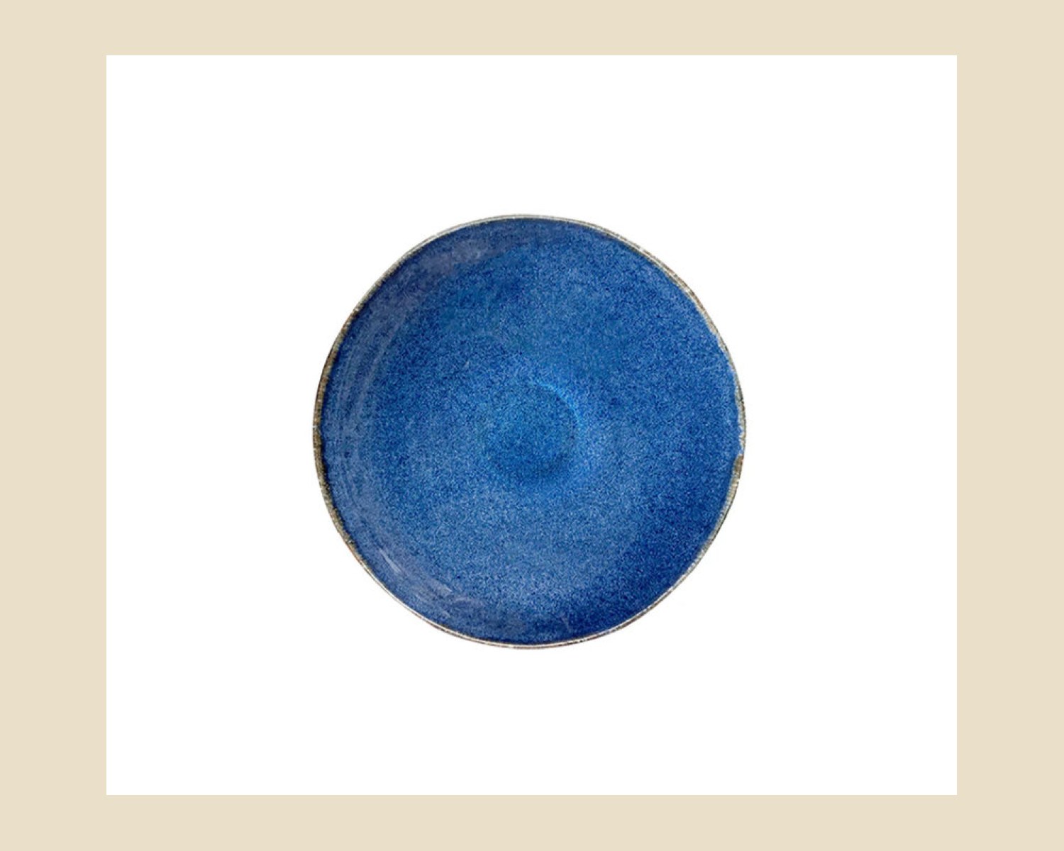 Plato para Taza Espresso 13 cm Índigo | Cabo — Platos artesanal de Tonalá, Jalisco