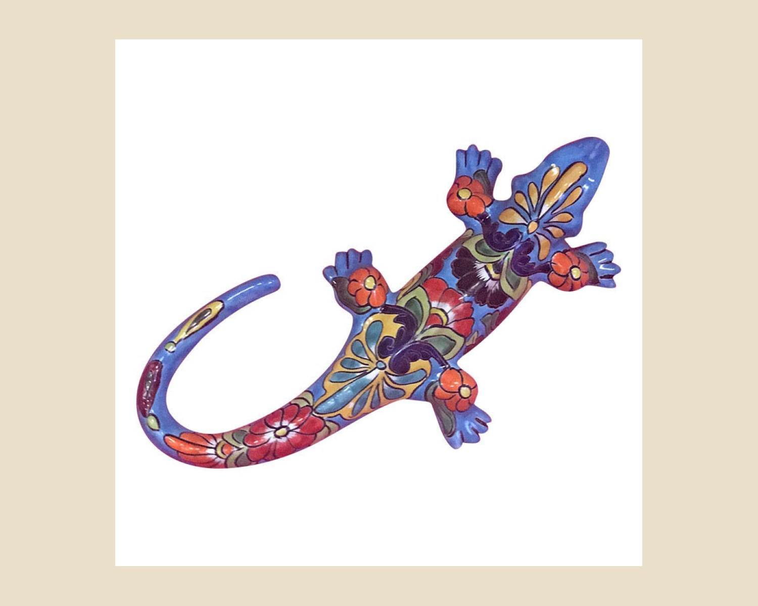 LAGARTIJAS — Decoración artesanal de Tonalá, Jalisco