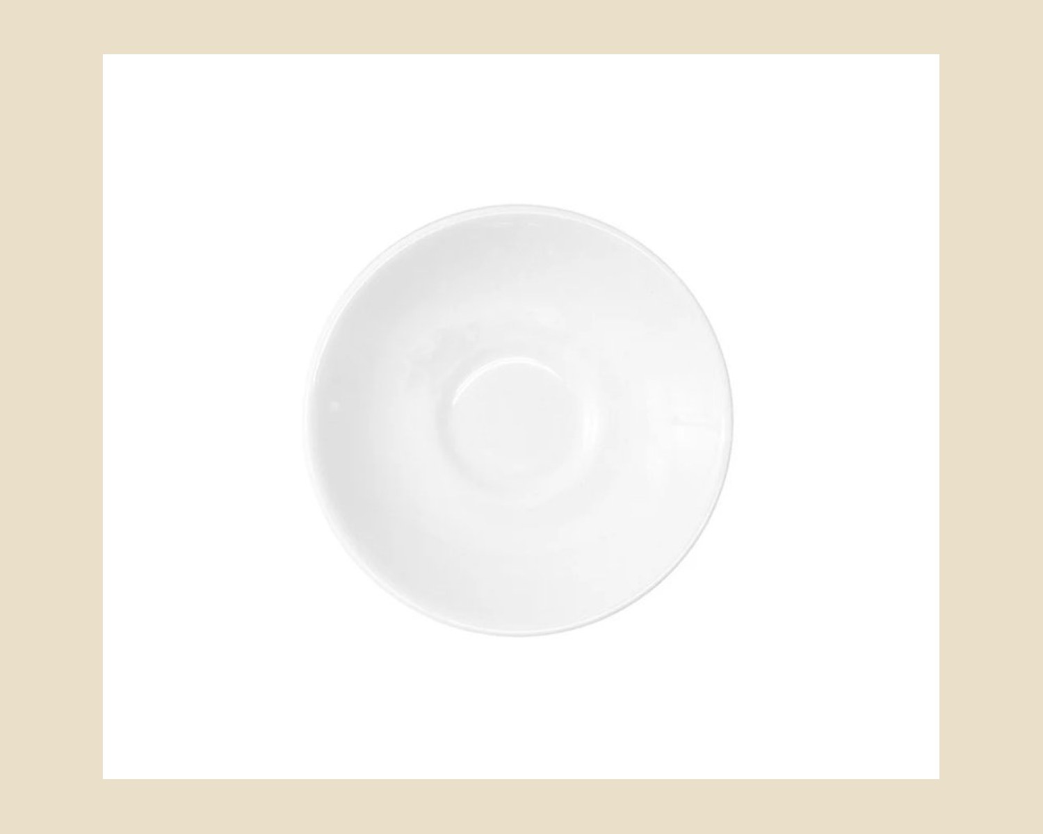 Caja de 24 piezas Plato Café Blanco Polar de 15 cm | Anfora — Platos artesanal de Tonalá, Jalisco