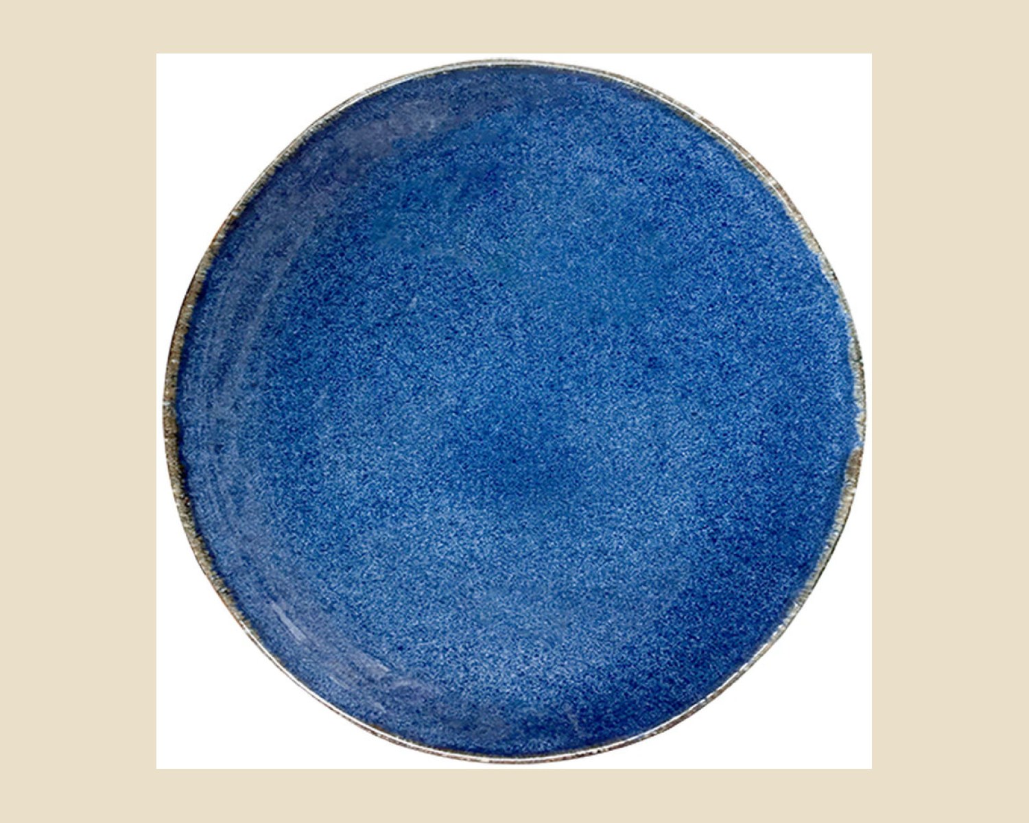 Plato Trinche 30 OTB de 30 cm Índigo | Cabo — Platos artesanal de Tonalá, Jalisco