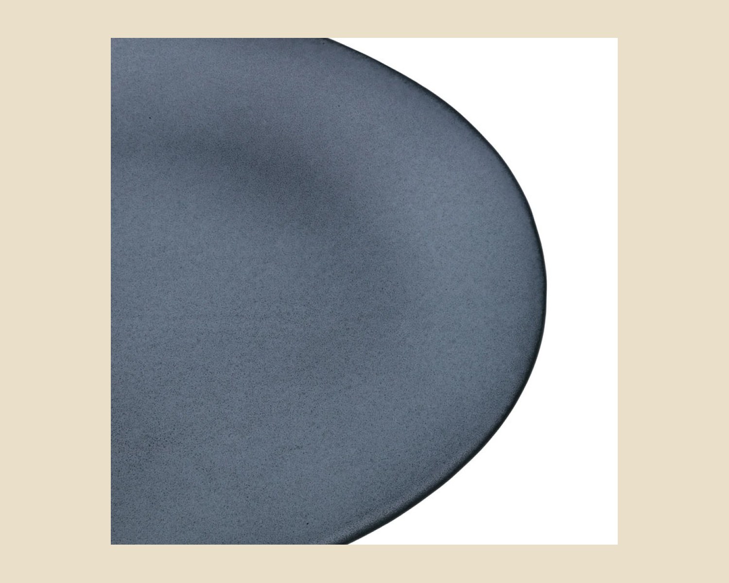 Platón Oval OTB 34 cm | Gris Denali Mate — vista 3 de 3