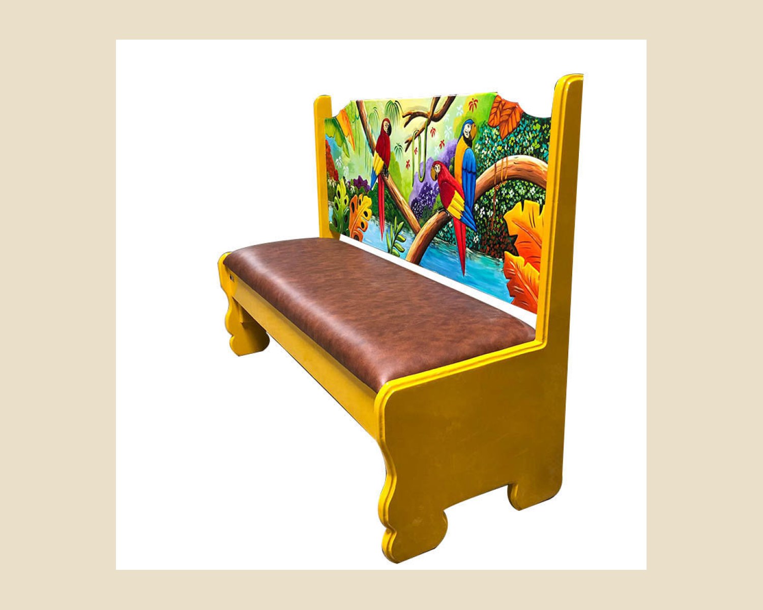 BANCA TROPICAL — Muebles artesanal de Tonalá, Jalisco