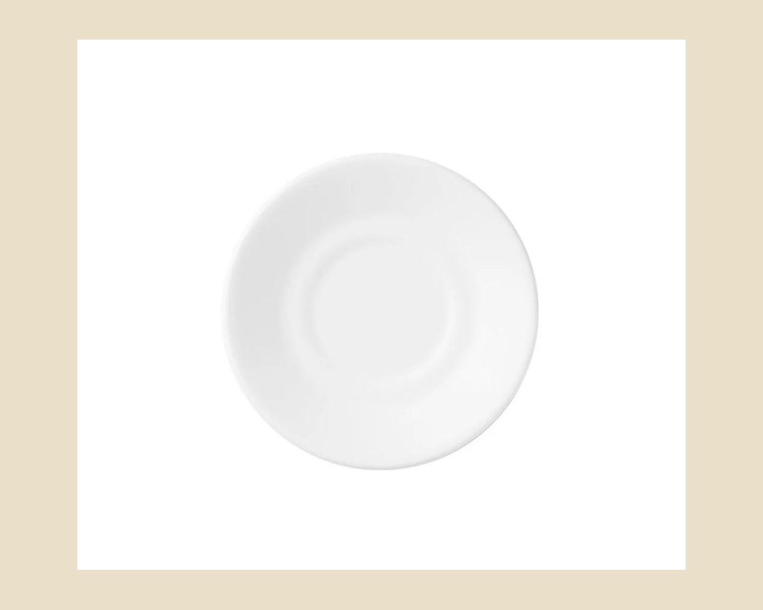 Caja de 24 piezas Plato Café Pullman Embrocable Blanco Polar de 15 cm | Anfora — Platos artesanal de Tonalá, Jalisco