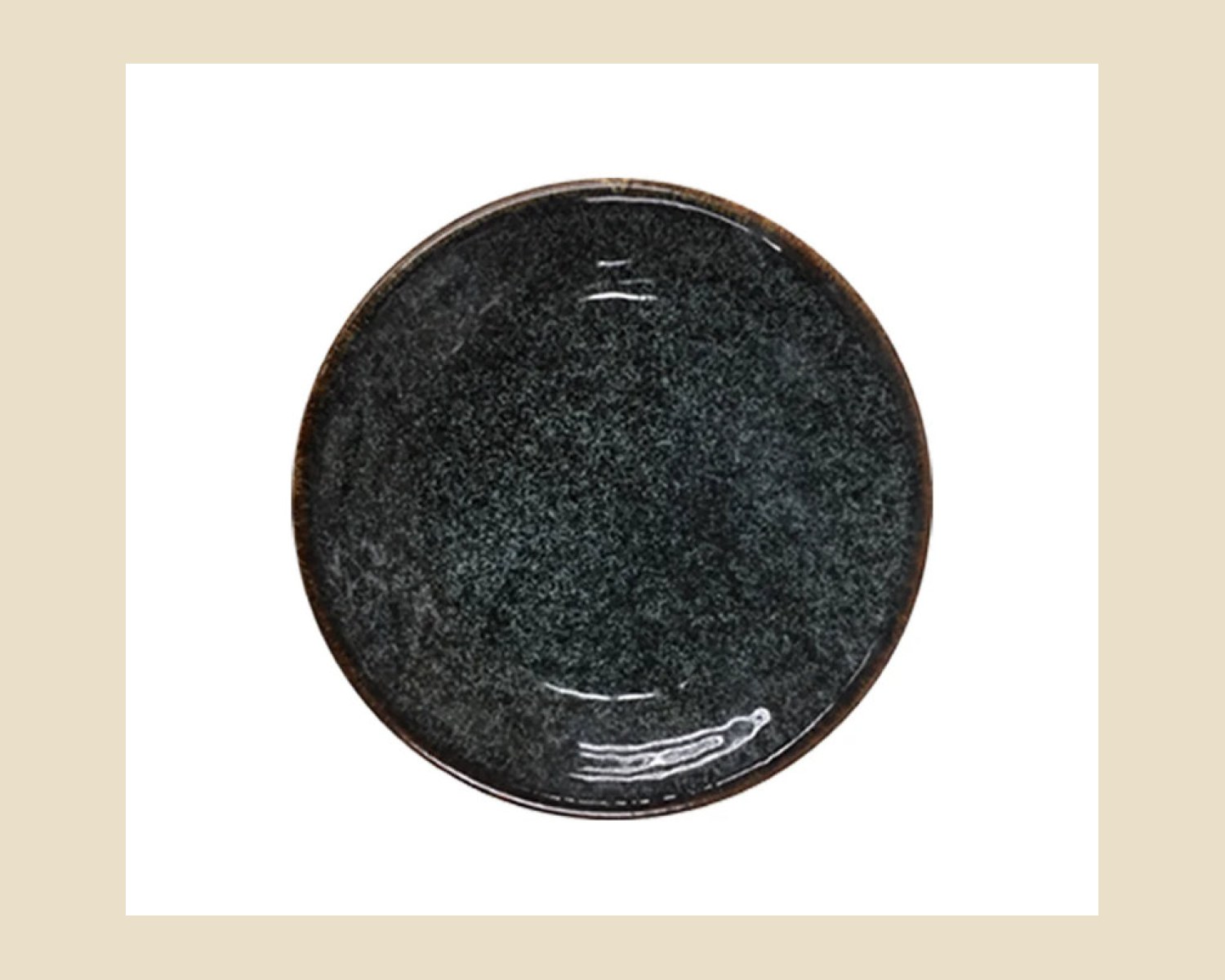 Plato Trinche de 19 cm Negro | Cabo