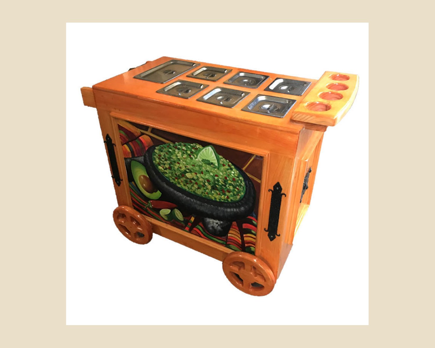 ESTACIÓN CARRITO GUACAMOLE — Muebles artesanal de Tonalá, Jalisco