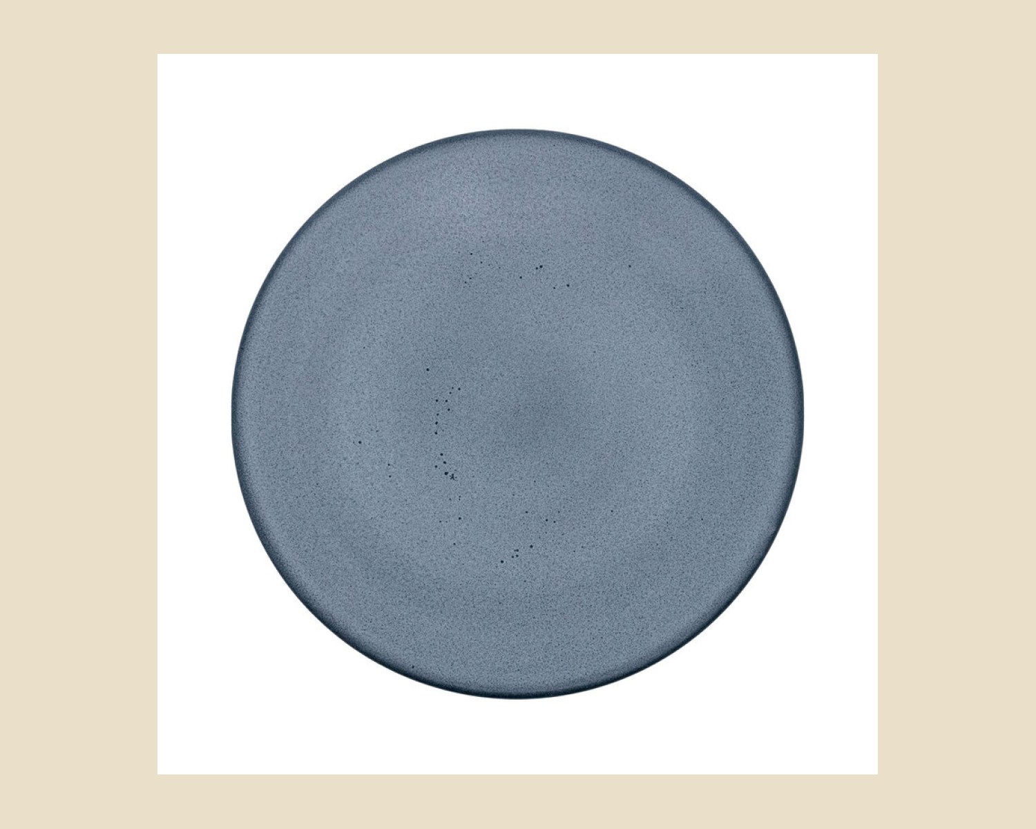 Plato Trinche 23 cm | Gris Denali Mate — Platos artesanal de Tonalá, Jalisco