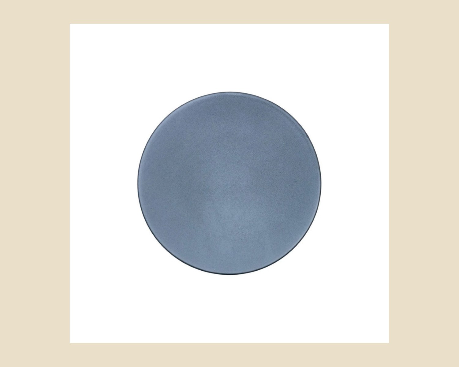 Plato Trinche 15 cm | Gris Denali Mate — Platos artesanal de Tonalá, Jalisco