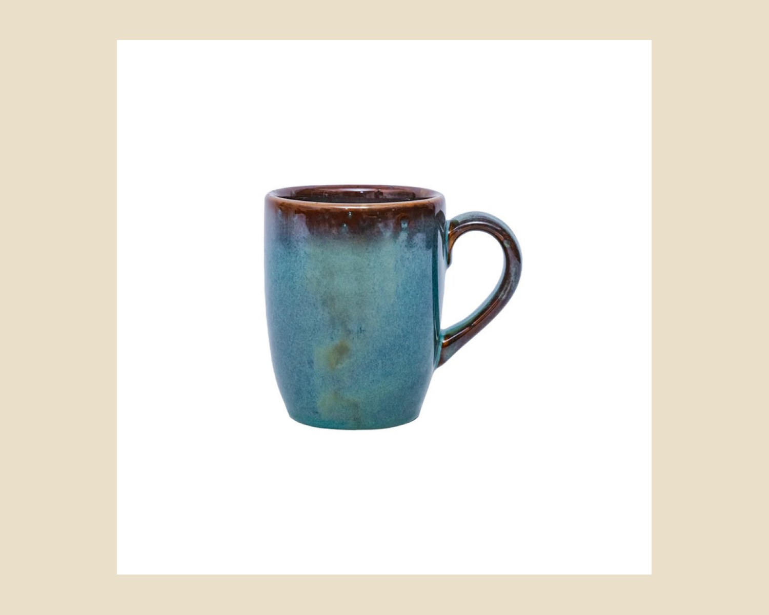 Taza Liverpool 360 cc | Plana Caribe — Platos artesanal de Tonalá, Jalisco