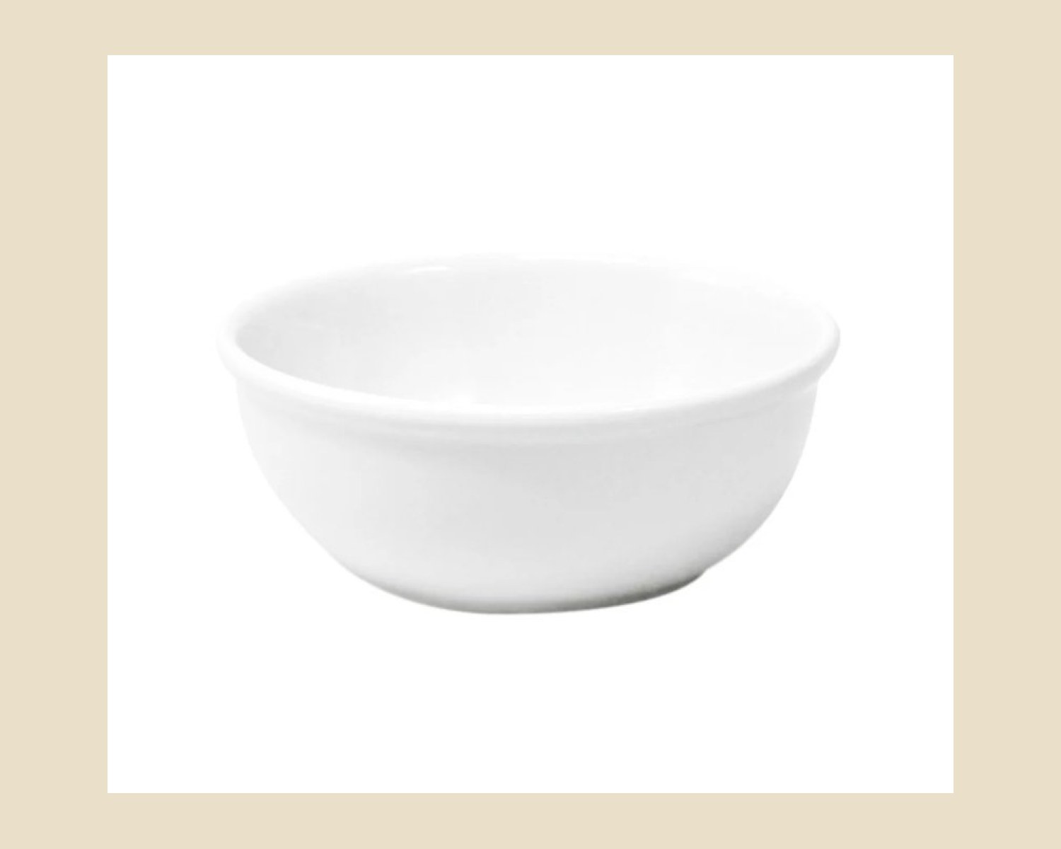 Caja de 24 piezas Tazón Cereal Blanco Polar de 500 cc | Anfora — Platos artesanal de Tonalá, Jalisco