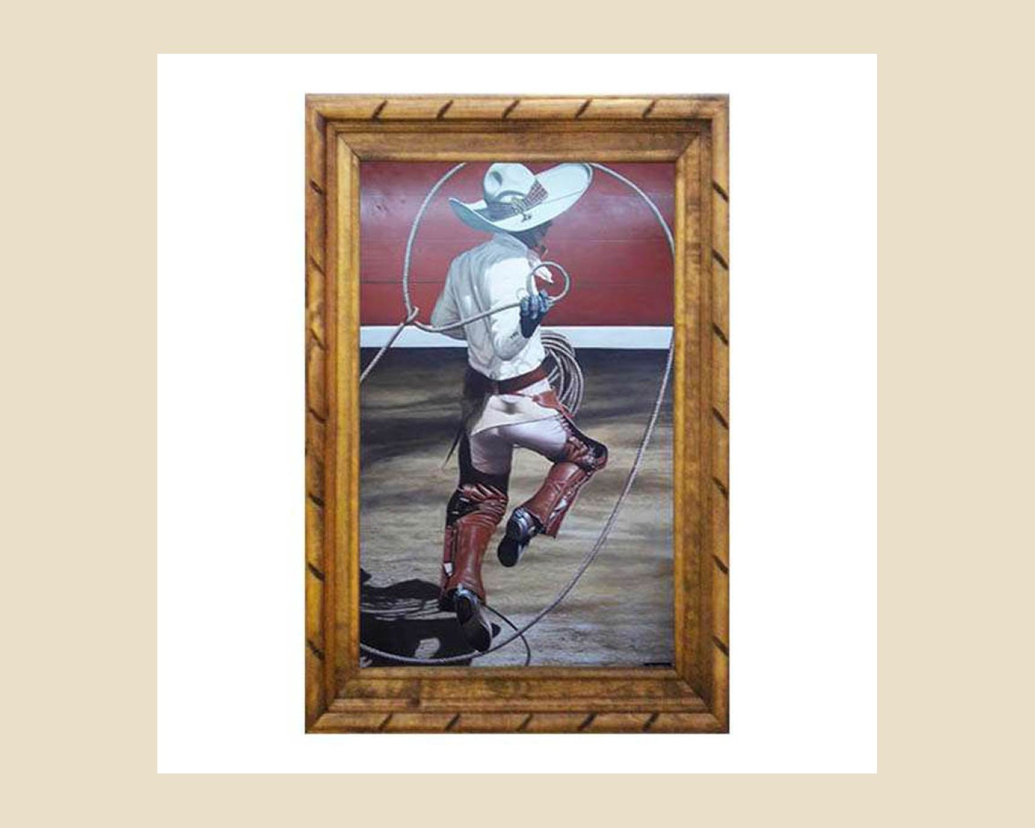 CUADRO DEL CHARRO — Decoración artesanal de Tonalá, Jalisco