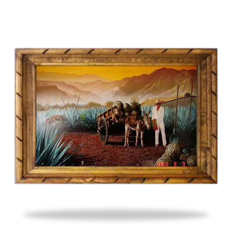 Escena Mexicana 002 — Cuadros artesanal de Tonalá, Jalisco