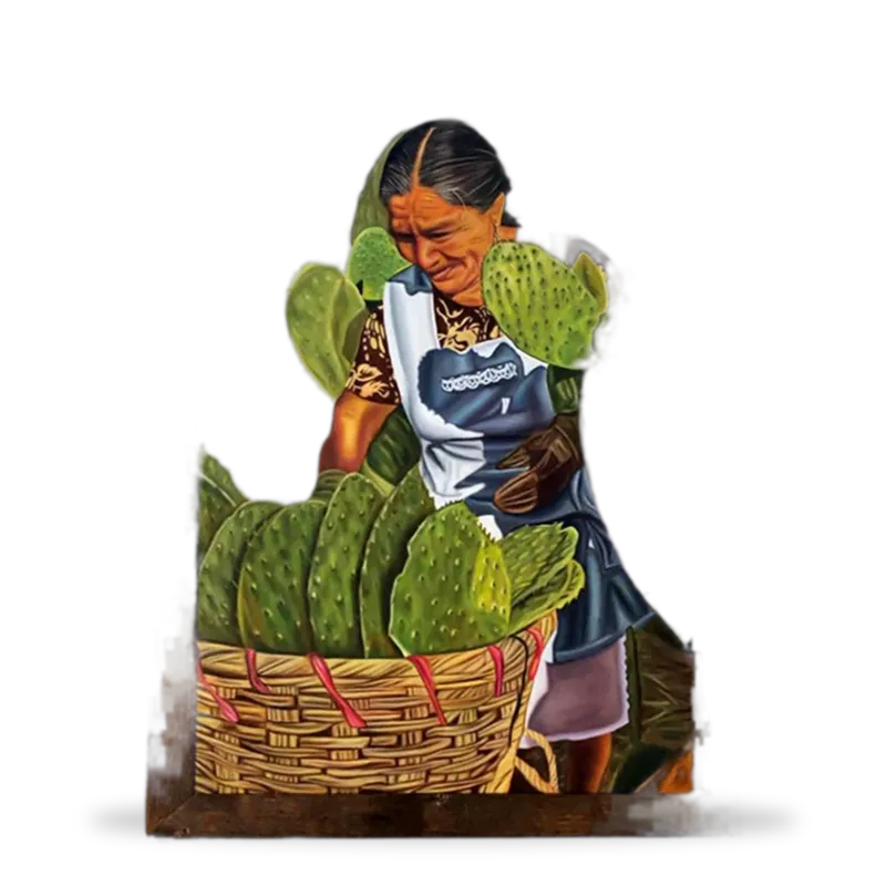 Escena Mexicana 162 — Cuadros artesanal de Tonalá, Jalisco