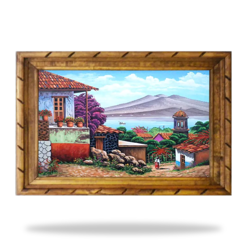 Escena Mexicana 054 — Cuadros artesanal de Tonalá, Jalisco