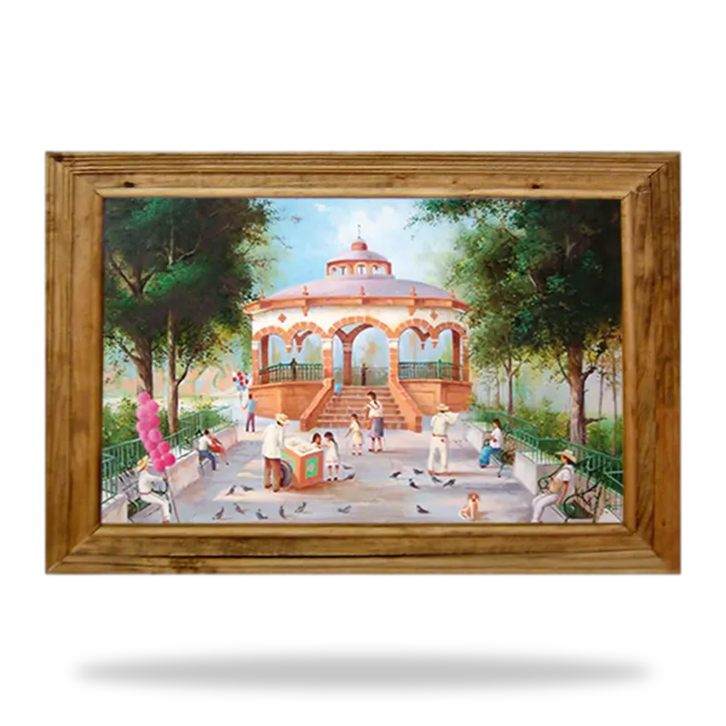 Escena Mexicana 079 — Cuadros artesanal de Tonalá, Jalisco