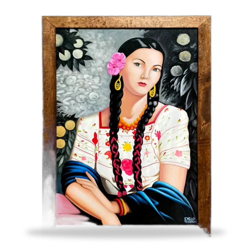 Escena Mexicana 089 — Cuadros artesanal de Tonalá, Jalisco