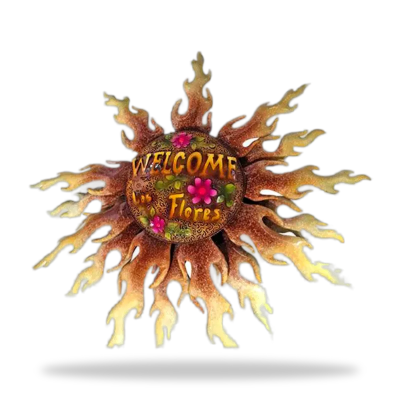 Sol Decorativo 002 — Soles De Laton artesanal de Tonalá, Jalisco