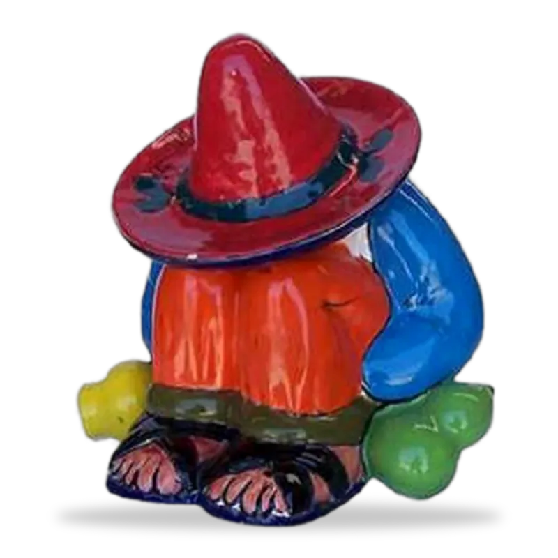 Pancho sentado — Ceramica y Talavera artesanal de Tonalá, Jalisco