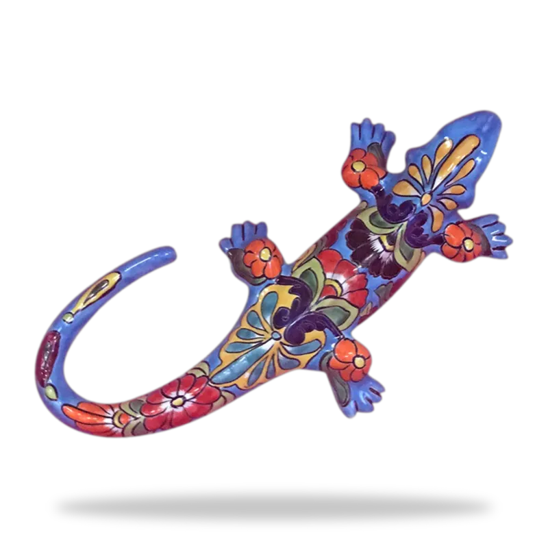 Lagartijas de pared — Ceramica y Talavera artesanal de Tonalá, Jalisco