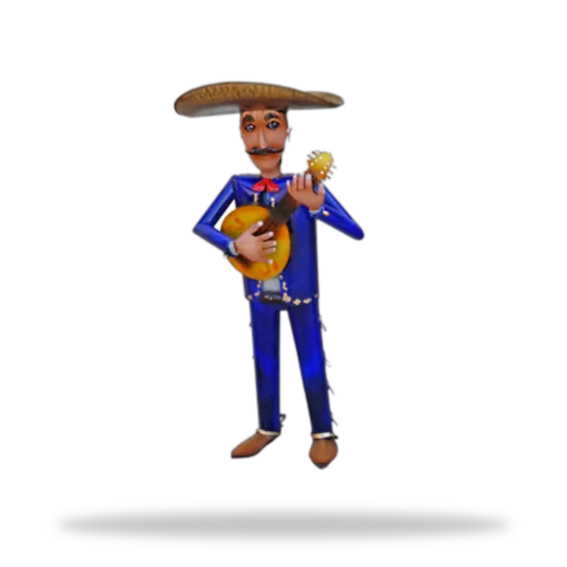 Mariachi Fierro Pintado 2 — Fierro Forjado Decor artesanal de Tonalá, Jalisco