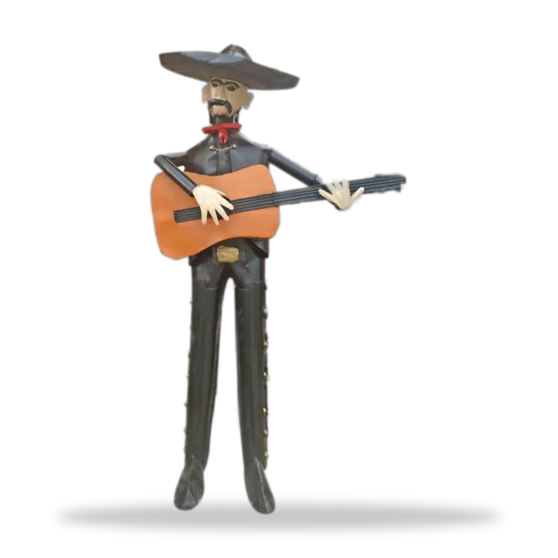 Mariachi Fierro Pintado — Fierro Forjado Decor artesanal de Tonalá, Jalisco