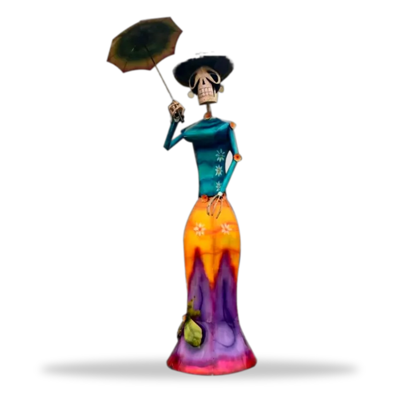 Sra. Catrina — Fierro Forjado Decor artesanal de Tonalá, Jalisco