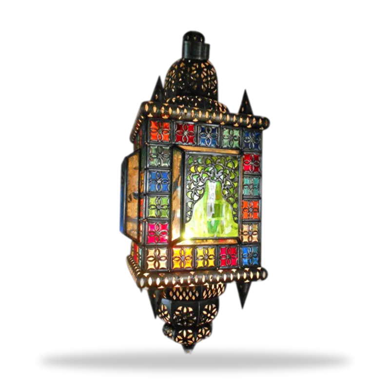 Vidrio de colores — Lamparas artesanal de Tonalá, Jalisco
