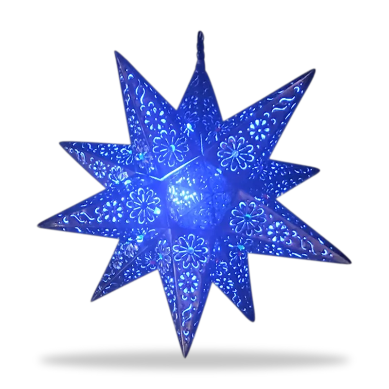 Estrella Azul — Lamparas artesanal de Tonalá, Jalisco