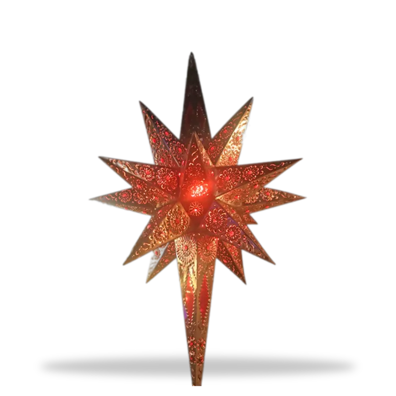 Estrella Cerrada — Lamparas artesanal de Tonalá, Jalisco