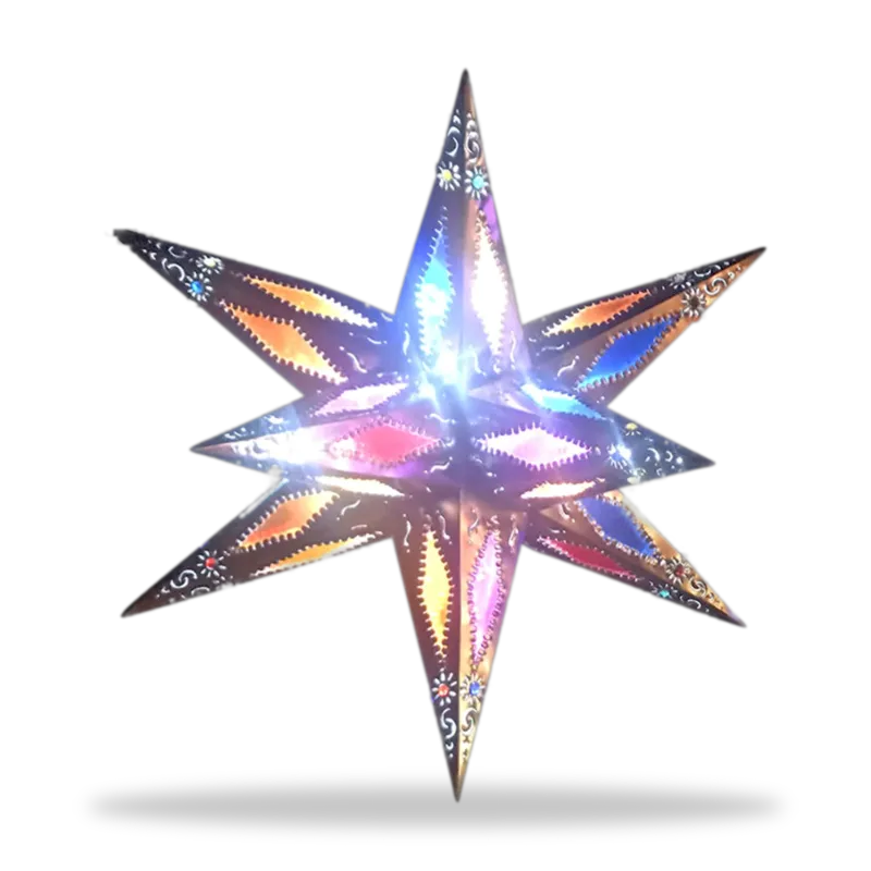 Estrella con colores — vista 2 de 2