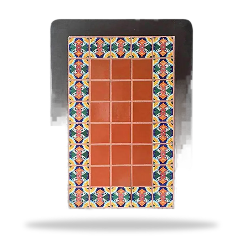 Azulejo 001 — Mesa con Azulejo artesanal de Tonalá, Jalisco
