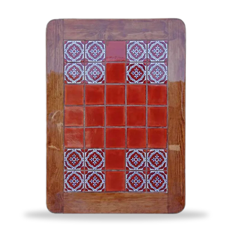 Azulejo 012 — Mesa con Azulejo artesanal de Tonalá, Jalisco