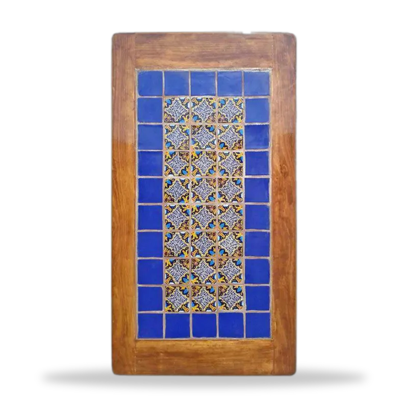 Azulejo 029 — Mesa con Azulejo artesanal de Tonalá, Jalisco