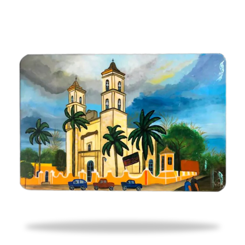 Pintada 042 — Mesa Pintada artesanal de Tonalá, Jalisco