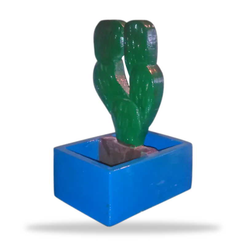Porta salero Nopal — Accesorios de Mesa artesanal de Tonalá, Jalisco