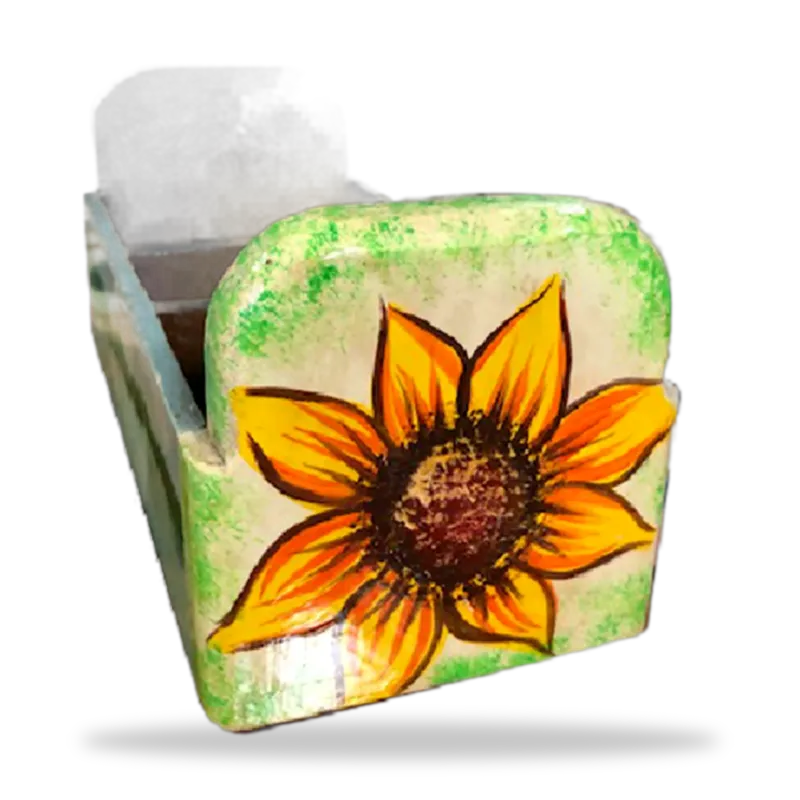 Caja Girasol — Accesorios de Mesa artesanal de Tonalá, Jalisco