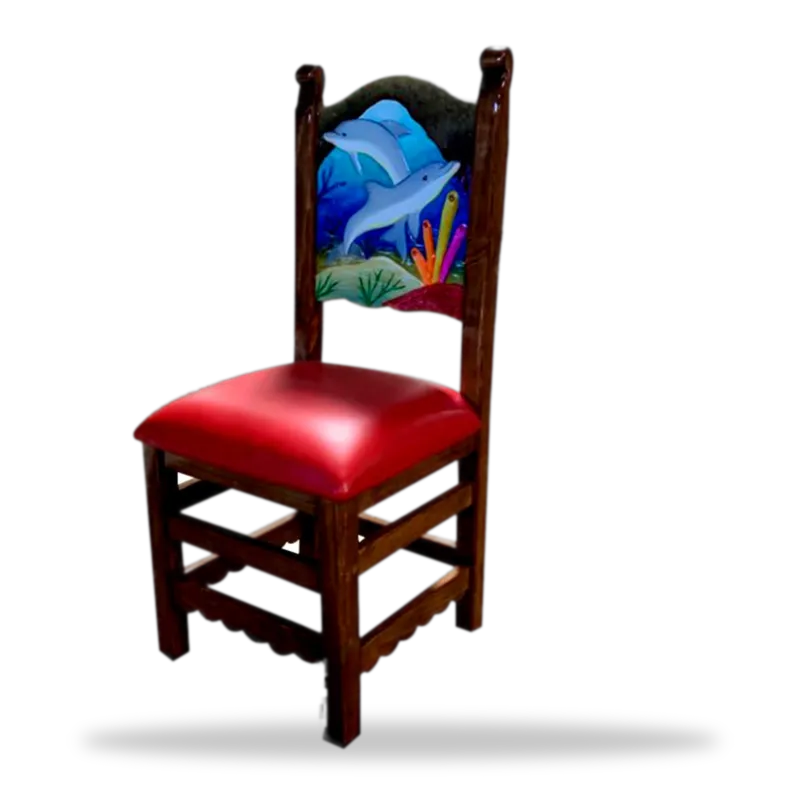 Tallado Artistico 048 — Silla Artistica artesanal de Tonalá, Jalisco