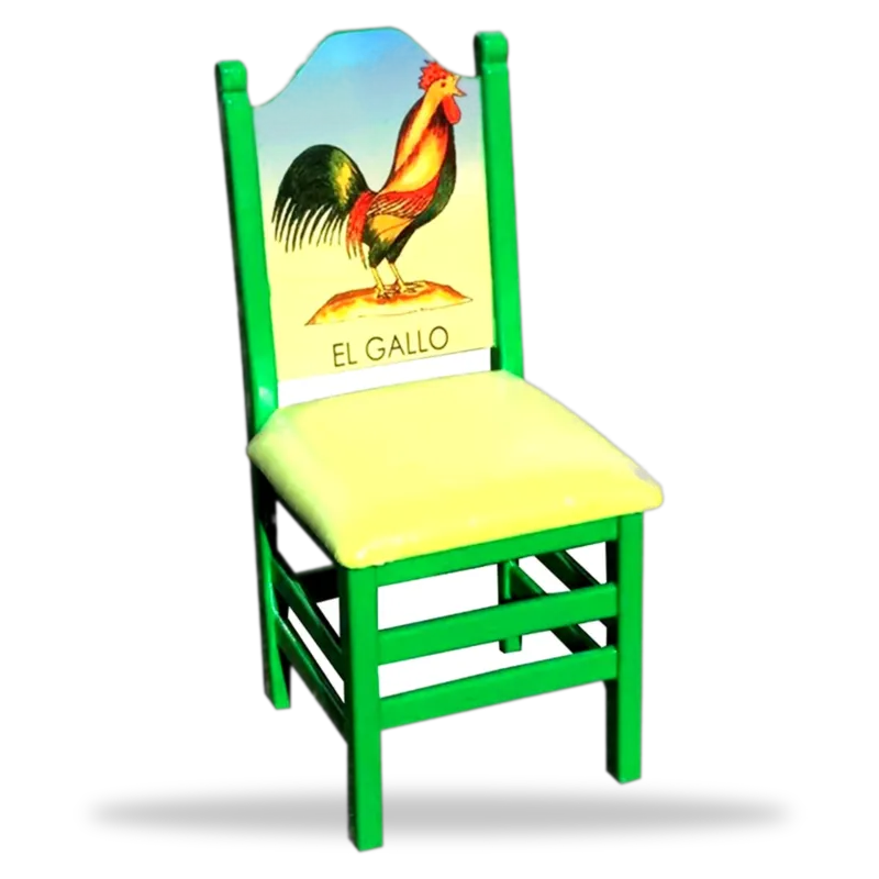 El Gallo — Loteria Mexicana artesanal de Tonalá, Jalisco