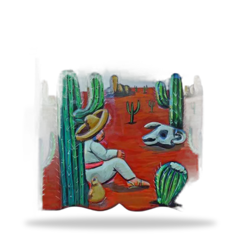 Cactus y Aldeano — vista 5 de 5