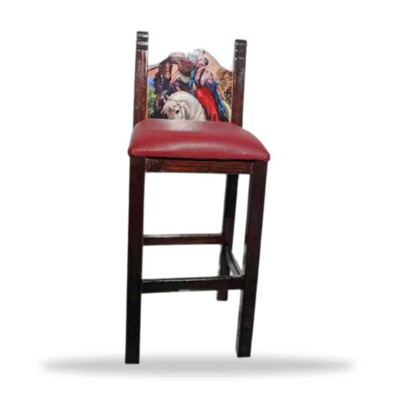 Pareja a Caballos — Sillas de Bar artesanal de Tonalá, Jalisco