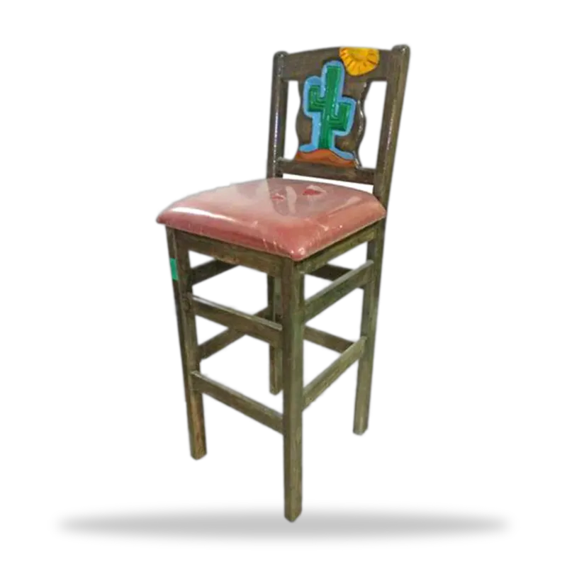 Diseño Rosa — Sillas de Bar artesanal de Tonalá, Jalisco