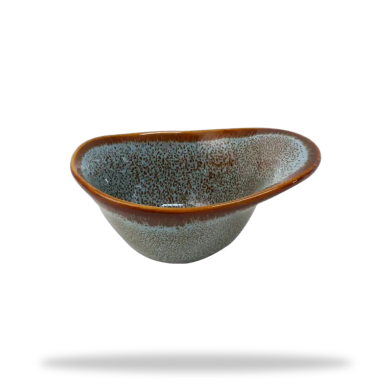 Tazón Cachucha Azul Turquesa — Tacana artesanal de Tonalá, Jalisco