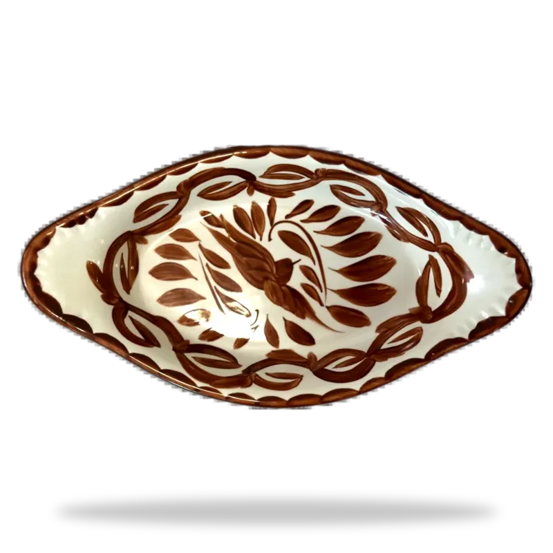 Plato botanero — Talavera artesanal de Tonalá, Jalisco